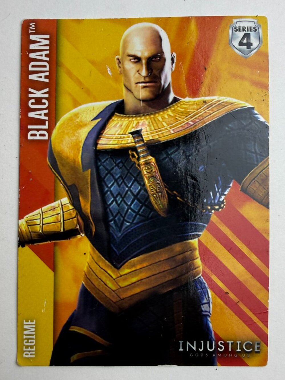 Injustice Gods Among Us Arcade Card #35 Regime Black Adam Series 4 DC Raw